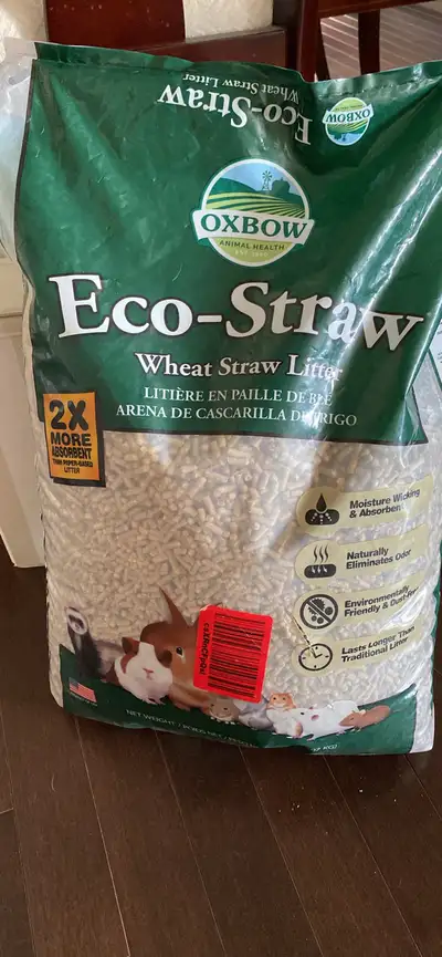 New Oxbow eco wheat straw litter 20 lbs, View more