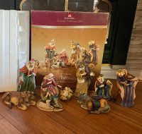 Members mark holiday collection 2007 10 piece nativity set Rare