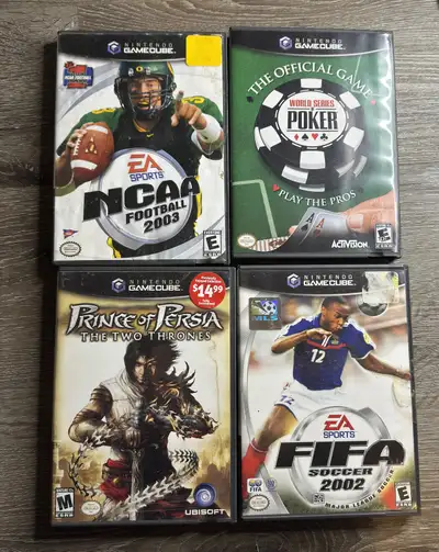 Selling a collection of used Nintendo GameCube games! Available are: - EA Sports NCAA Football 2003,...