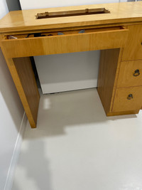 Sewing machine cabinet with 16” x 15” extension 