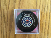 Autographed NHL Hockey Puck