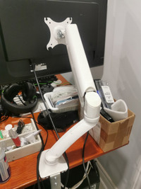 Ergonomics Adjustable Gas Spring Desk Mount for 17"-25" LCD Mon