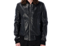Men’s Rick Owen’s leather jacket 