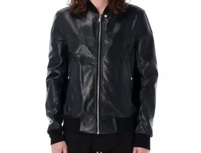 Men’s Rick Owen’s leather jacket, View more