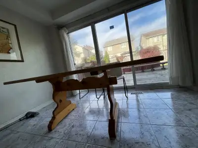 Solid wood table,Dining table, work table, office desk, View more