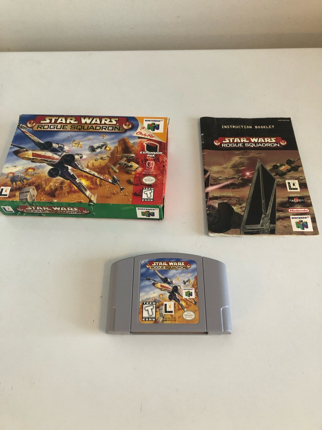 Star Wars Rogue squadron CIB for Nintendo N64 in Older Generation in Ottawa