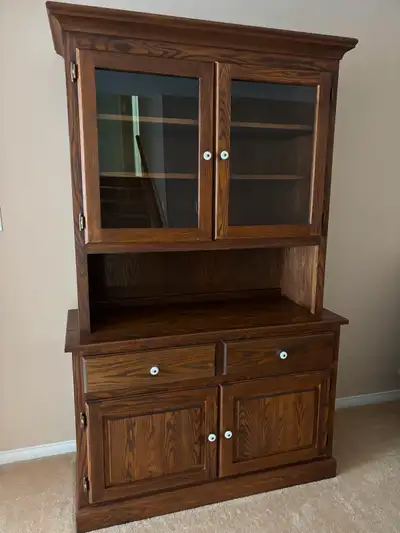Dining Table and Hutch set, View more