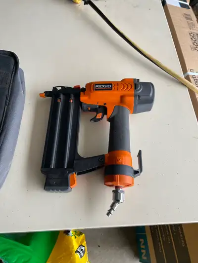 Rigid Brad nailer 18 gauge 2-1/8 inch good shape case to $100obo, View more