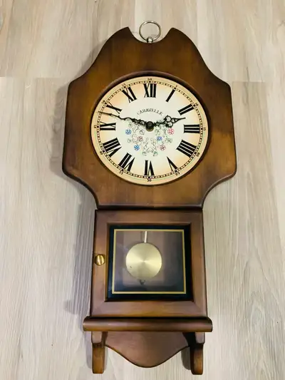 Vintage pendulum wall clock, View more