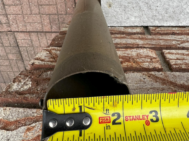 antique 2 inch diameter solid brass tubing, total about 31 feet in Arts & Collectibles in Leamington - Image 3