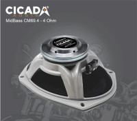 CICADA CM69.4 6X9′ Speaker MID-BASS – 2 or 4 OHM Available