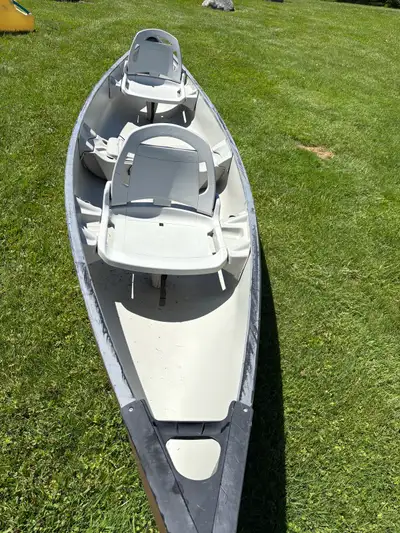 NICE CANOE IN GOOD CONDITION….READY FOR SUMMER FUN…. SOUTH CAYUGA …$690 OR OFFER…