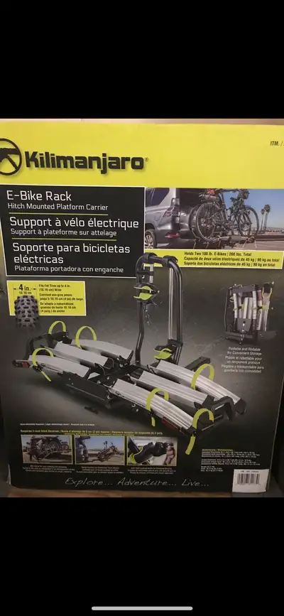 E-bike car rack! New in box!, View more