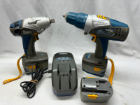 Mastercraft Maximum 14.4V Cordless Drill, Impact Driver