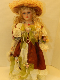 Porcelain Collector Doll 14”, Century Collection