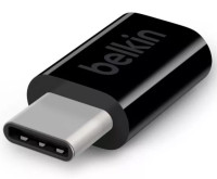 Belkin USB-C to Micro USB Adapter, Black