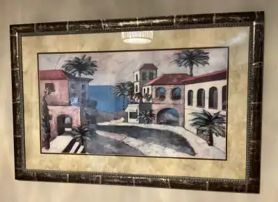 Large Framed Picture, View more