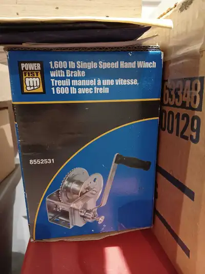 Power Fist 1,600 lb Hand Winch, View more