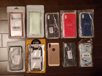 Cellphone case X/XS brand new (10 models)/étui cellulaire neuf