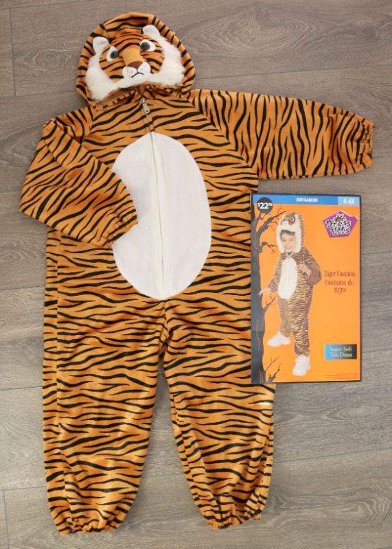 Tiger Costume (Super Soft) Halloween costume (4-6X) in Costumes in City of Toronto