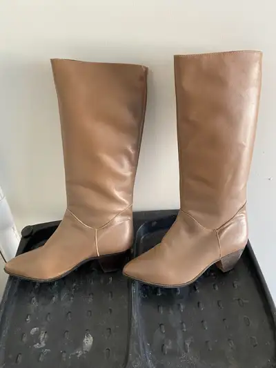 Women Leather Boot with Matching Bag, View more