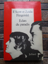 Livre "Éclats du paradis". Par F. Scott et Zelda Fitzgerald