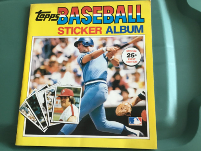 1981 TOPPS baseball sticker album full set of 262 stickers in Arts & Collectibles in City of Toronto