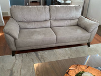 Silver Grey Couch super nice condition! "NEW LOWER PRICE"