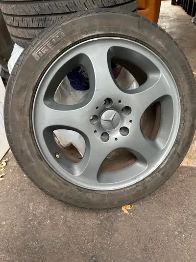 Original Mercedes 17” rims and tires
