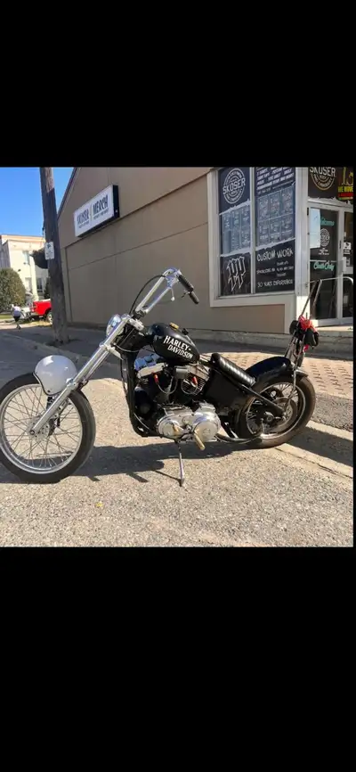 Bike runs awesome. Real eye catcher. 1993 Harley Davidson Chopper. $6500