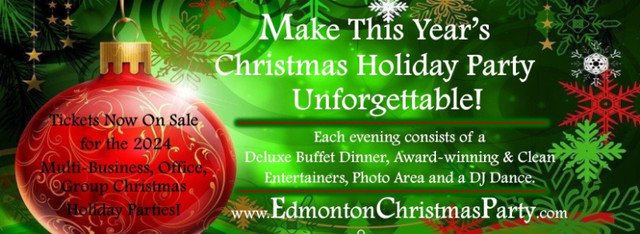 2024 Multi-Business, Group, Office Christmas Holiday Parties in Events in Edmonton