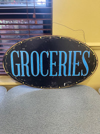 Grocery sign