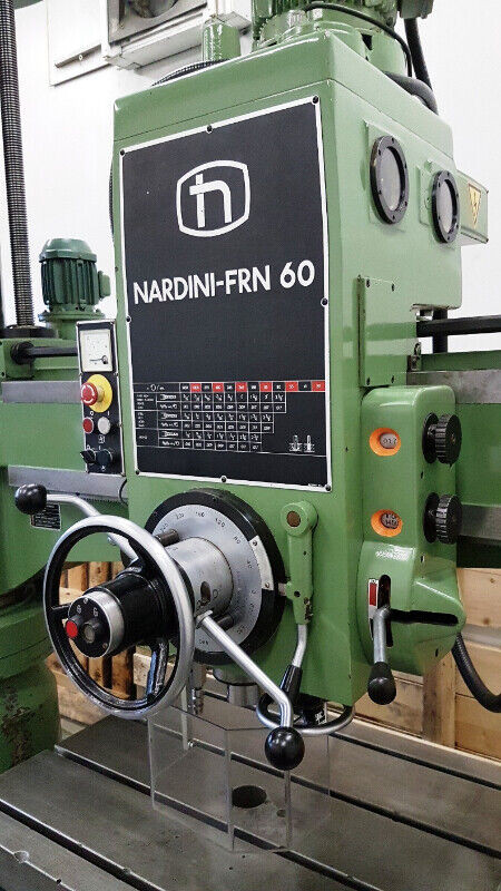 Perceuse radiale exceptionnelle NARDINI FRN-60/1600 dans Autres équipements commerciaux et industriels  à Trois-Rivières - Image 4