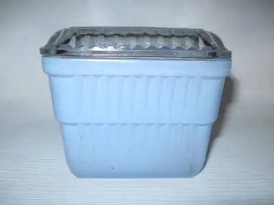 FRIDGIE VINTAGE DOMINION GLASS  VINTAGE FRIDGE DISH, View more