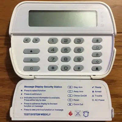 DSC PK5501 SECURITY SYSTEM LCD KEYPAD, View more