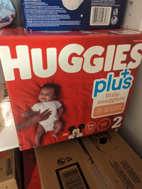 Huggies Diapers - PLUS + Little Snugglers - Size 2 - BNIB