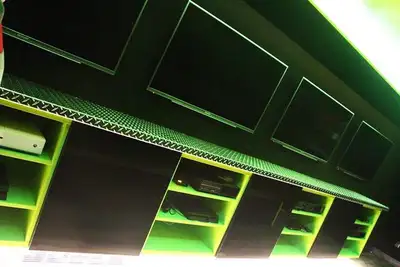 Mobile video gaming trailer for sale heated and a/c can sell complete with equipment for a torn key...