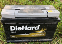 Die hard gold automotive battery