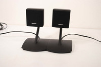 BOSE CUBE SPEAKERS + BOSE Universal Table Stands PRICED TO SELL