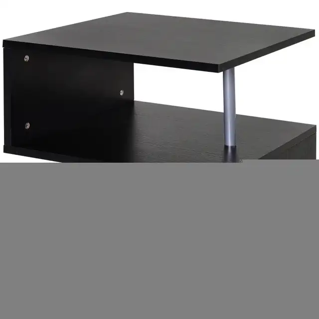  Wooden S Shape End Table 3 Tier Storage Shelves Organizer Livin in Bookcases & Shelving Units in Markham / York Region - Image 3