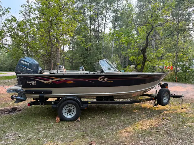 2006 Yamaha G3 Angler V185 with 150 HP 4-Stroke Yamaha Engine in Powerboats & Motorboats in Winnipeg - Image 4