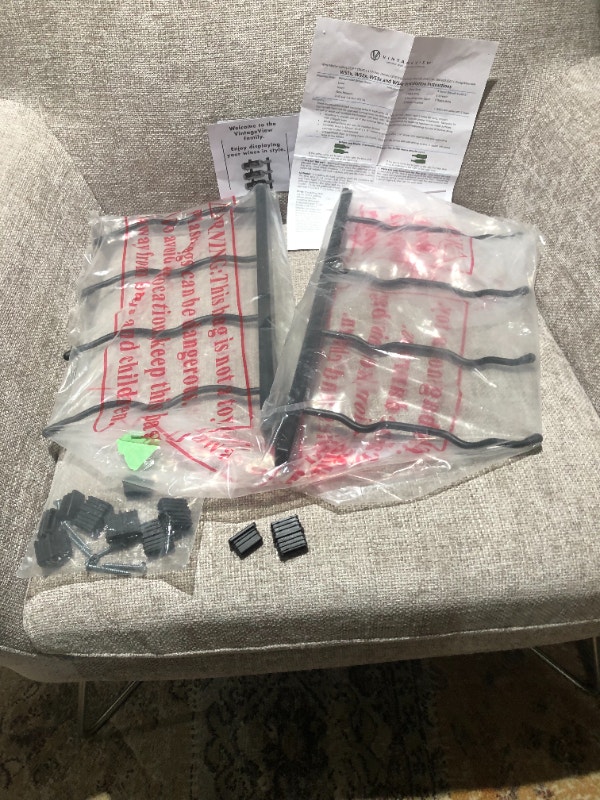 VintageView 8bottle, LabelForward wine rack Storage & Organization