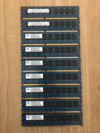 APPLE MAC PRO 5.1 ECC DIMM DDR3 @1333 MEMORY 1Gb x 9