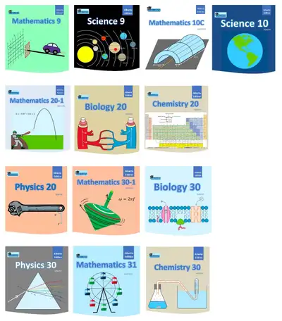 Gr. 9-12 Math/Science/Chemistry/Biology/Physics Course Books AB, View more