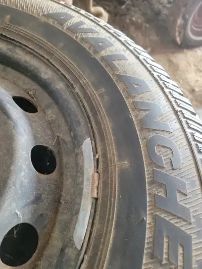 Avalanche Extreme Winter Tires LT 265/70R17 with steel rims off 2018 F-150; tires in good shape.