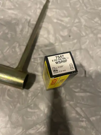 New lawn mower spark plug Bosch 7547 WRS6F, View more