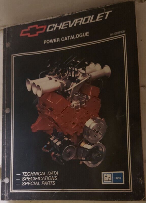 1988 Chevrolet Power Catalog 6th Edition Big Small Blocks Parts in Other in Kingston