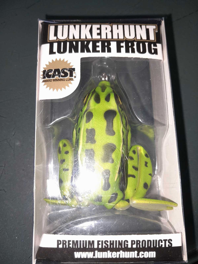 Lunkerhunt Lonker Frog lure (BRAND NEW) in Fishing, Camping & Outdoors in City of Toronto