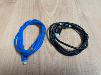 2 Iphone cables 95 cm - new  (READ AD)