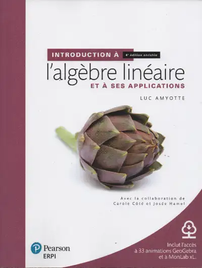 Introduction à l'algèbre linéaire et à ses applications +CODE, View more